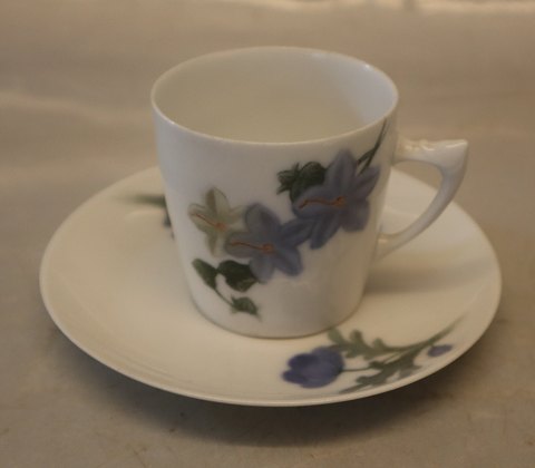 Art Nouveau B&G 483 cup  5.5 cm & saucer 11 cm ca 1900 B&G Porcelain