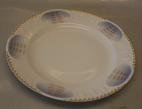 Heron B&G 025 Dinner plate 24 cm Light blue and gold rim B&G Porcelain Design 
Pietro Krohn
