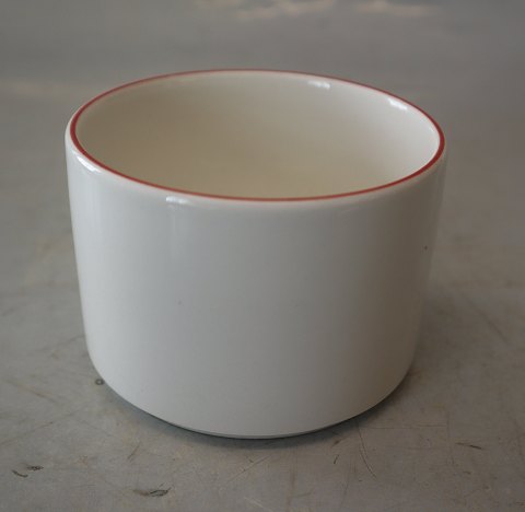 RED line 3063 Sugar without lid 6,5 x 9,5 cm (159) -4 ALL Seasons Royal 
Copenhagen faience Red Top