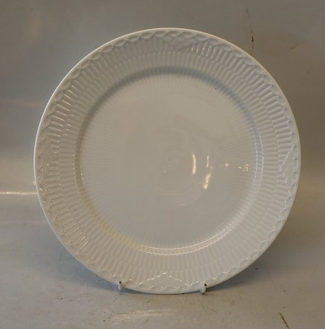 White Fluted Danish Porcelain half lace