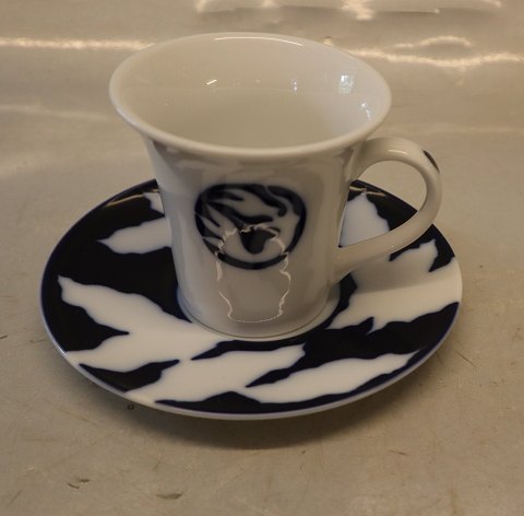 Coffee Cup 8 x 8 cm and saucer 14.3 cm Lin Utzon Rosendahl H.C. Andersen
