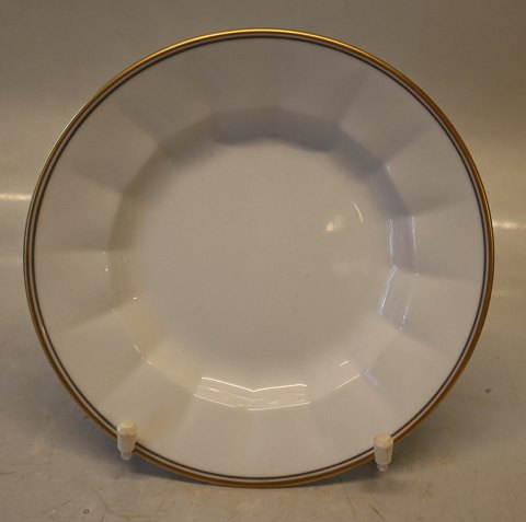 Palace 8518-1535 Side plate 17.5 cm  (617)   Angular Royal Copenhagen Tableware (Palads) gold & grey lines