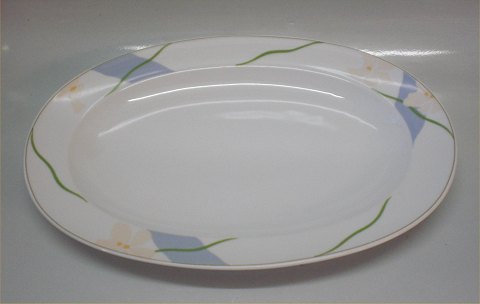 316 Oval dish 33 cm Blue Orchide Modern B&G Pattern
