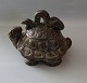 Royal Copenhagen Art Pottery
21421  RC Turtle and snake Knud Kyhn Dec. 1956