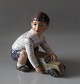 Dahl Jensen figurine
1166 Boy with toy truck (DJ) 14 cm