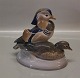 Royal Copenhagen figurine 
1863 RC Mandarin Ducks Peter Herold 1917 19 x 20 cm