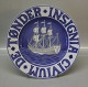 Bing & Grøndahl Byvåbenplatte 
Civium De Tønder Insignia 24 cm