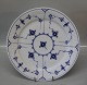 183-1 Dinner plate, full flat 25 cm Blue Fluted Danish Porcelain
