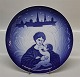 B&G Porcelain
and Royal Copenhagen 1987 Merging Christmas plate by Svend Vestergaard 21 cm