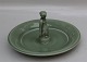 Royal Copenhagen Art Pottery Kgl. Celadon dish with a figure 17-8-1927 Arno 
Malinowski 12481
