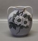 Royal Copenhagen 970-227 RC Vase with handles 17.5 cm Decorated with fruit 
blossom
