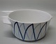 Pan with ears (handle) and lid 8.5 x 23 cm  (D: 18 cm)   Dan-Ild 40 Blue Flame 
Harlequin