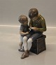 B&G figur  1648 "Tom & Willy  19,5 cm Farverig Art Nouveau version