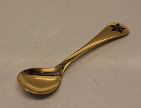 1997 VINTAGE Georg Jensen Gilded Silver Annual Spoon