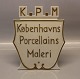 Københavns Porcelæns Maleri Skilt KPM 23 x 18 cm