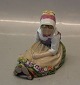 Royal Copenhagen 12418 RC Flower girl in National dress from Sealand 10 cm / 4""