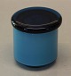 Blue mustard jar with lid 7 cm  Holmegaard Palet Carnaby
