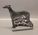 Royal Copenhagen 3017 RC Greyhound on art deco base 18 x 10 TM Theodor Madsen 
(3018)
