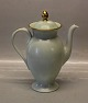 Empress Lyngby Porcelain Denmark KPM Empress Mocha Coffee pot 21 cm light green
