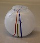 Kosta Boda Swedish Artist Collection. Bertil Vallien 48223 Rainbow Vase 7.5 x 8 
cm
