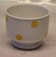 Polka Dot B&G Porcelain B&G 570.2 Cup with yellow polka dots ca 7.5 x 9.5 cm
