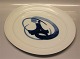B&G porcelain  Blue Koppel 315 Oval serving dish 38 cm / 15" (015) 375
