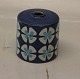 Aluminia Copenhagen Baca Faience 652-3492 Vase 8 x 7 cm Blue Ellen Malmer 1966, 
Baca
