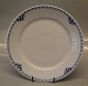 622-111 Plate 22 cm (1017271) Princess Royal Copenhagen Blue fluted Princess 
blue