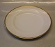 Haga? B&G Porcelain 025 Dinner plate 24.5 cm broad polished gold rim, form 601
