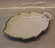 B&G  Hostrup Porcelain White with gold rim   199 Seashell dish, (large) 25 cm  
(357) 
