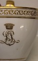 Royal Copenhagen Antique High Handle Cup SP Monogram : 9 x 9.50 cm & saucer 17 
cm ca 1790-1850
