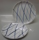 Dinnerplate 22.5 cm Dan-Ild 40 Blue Flame Harlequin