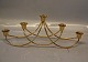 Georg Jensen Harmony Gilt gandlestick for five candles 14.5 x 41 cm