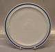 Marine HANK BLUE  Magnussen 716 Dinner plate 25.4 cm
 Bing & Groendahl White Dinnerware blue rim,