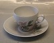 Art Nouveau Julerose 102 Kaffekop og underkop 1,25 dl (305)  B&G porcelæn