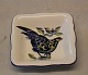 331 Tray, square 7,5 cm (1737331)
 Blue Pheasant Chr. Joachim Aluminia Royal Copenhagen Faience