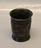 Vase 12 x 9 cm  D 159 Disko Just Andersen Denmark Bronzed metal mug