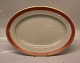 Tureby Oval platter ca 28 cm Aluminia  Royal Copenhagen Faience Dinneware