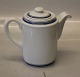 821 Individual coffee pot 14 cm Bing & Groendahl White and blueDinnerware,