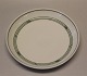 306 Cake plate 15.5 cm (028 a)	 Olympia Green pattern of lines B&G 
