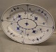 014 Large oval platter 45 cm B&G Blue Traditional porcelain