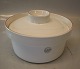 RED line 3086 Lidded dish 11 x 21 cm (172) - 4 ALL Seasons Royal Copenhagen 
faience Red Top