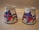 B&G 6026-1853 Vase decorated by Steen Lykke Madsen 12.5 x 13 cm Signed Steen B&G 
Porcelain