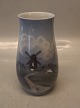 B&G 8522-210 Vase Landscabe with mill 17 cm B&G Porcelain
