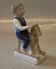 5196 RC Boy on a rocking horse Hanne Warming 13 cm Royal Copenhagen