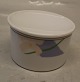 302 Sugar bowl with lid ca. 5.8 x 10 cm cylinder Blue Orchide Modern B&G Pattern