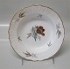 702-1616 Small soup rim plate 22 cm Brown Tulip Curved # 702 Royal Copenhagen Curved tableware with flower decoration
