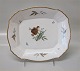 702-1717 Dish  27 x 23.5 cm	 Brown Tulip Curved # 702 Royal Copenhagen Curved tableware with flower decoration