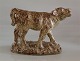 Royal Copenhagen Art Pottery 21736 RC Calf 18.5 x 26 cm, Knud Kyhn February 1960
