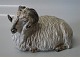 Royal Copenhagen Art Pottery 22606 RC Icelandic ram 10 x 19 cm Karl Larsen 
February 1976
